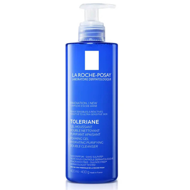 Gel Moussant Nettoyant Tolériane 400 ml | La Roche-Posay