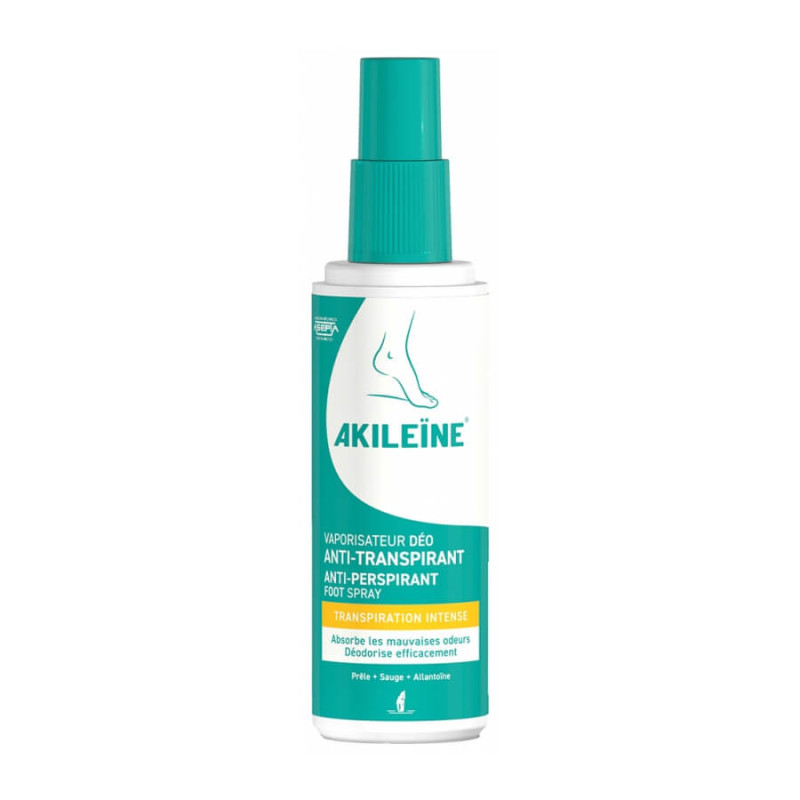 Akileïne Vaporisateur Déo Très forte Transpiration 100 ml 3323034408725