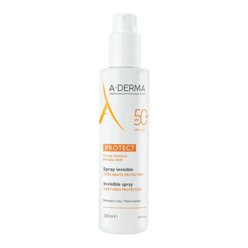 Invisible Protect Spray, Very High Protection SPF 50+, 200 ml | A-Derma