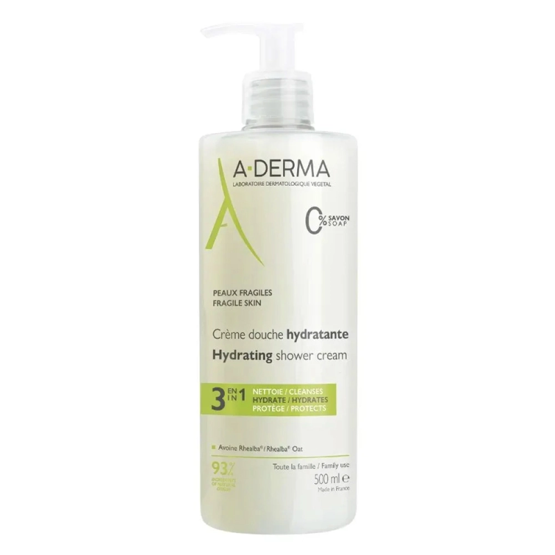A-Derma Crème Douche Hydratante 3 en 1 500 ml 3282770396560