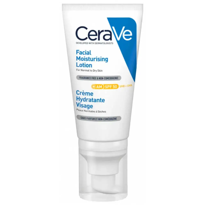 CeraVe Crème Hydratante Visage SPF50 52 ml 3337875814652