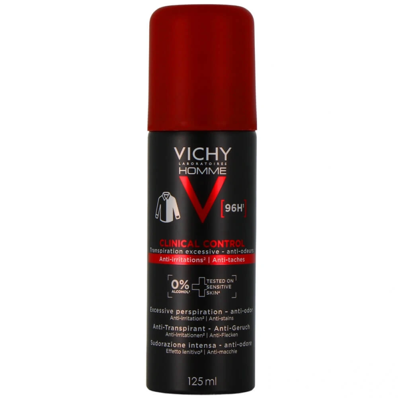 Vichy Homme Clinical Control Anti-Transpirant 96H 125 ml 3337875957052