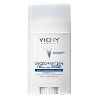 24-Hour Dry-Feel Deodorant for Sensitive Skin, Stick, 40 ml | Vichy