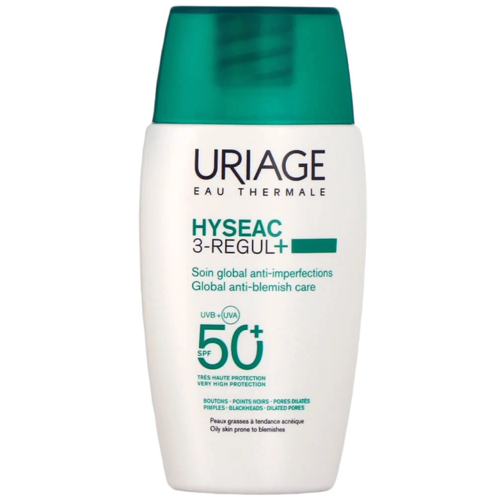 Uriage Hyséac 3-Regul + Soin Global Anti-Imperfections SPF50+ 50 ml 3661434027901
