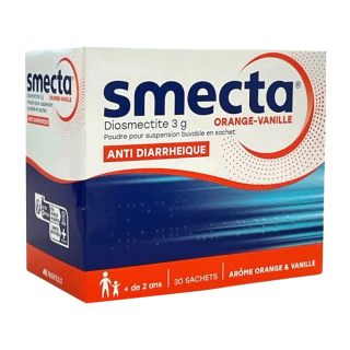 Smecta boite de 30 sachets arôme orange-vanille 3400931923077