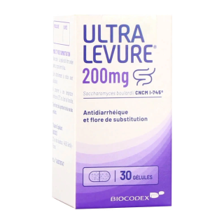 Ultra-Levure 200 mg, 30 capsules | Gut Flora Treatment