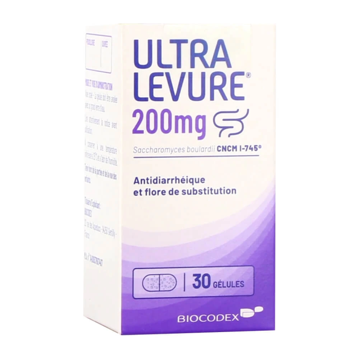 Ultra levure 200mg 30 gélules 3400937607407