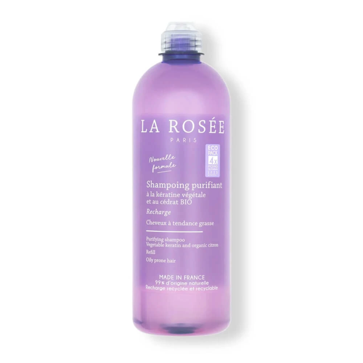 La Rosée Recharge Shampoing Purifiant au Cédrat BIO et Kératine Végétale 400 ml 3667235002321