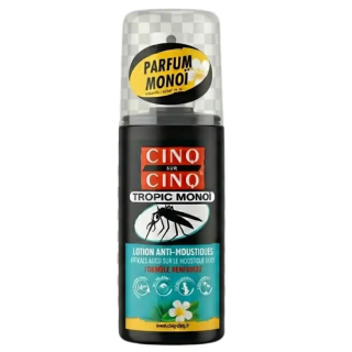 Cinq sur Cinq Tropic Monoï Lotion Anti-Moustiques Spray Zones Tropicales 75 ml 3614790001535
