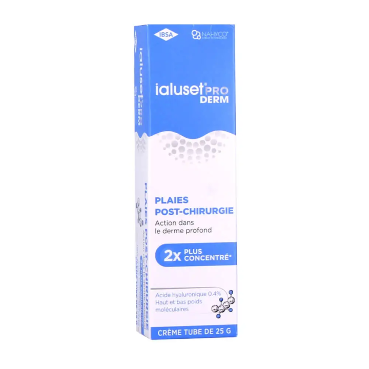 Ialuset Pro Derm 25g | Crème Plaies Post-Chirurgie & Cicatrisation
