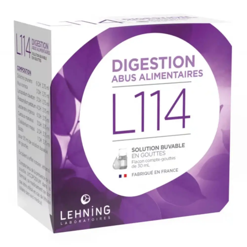 Lehning L 114 Digestion food abuse oral solution 30 ml