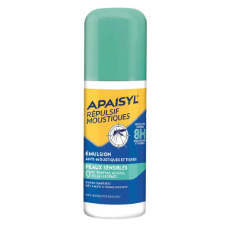 Apaisyl Répulsif Moustiques Émulsion Peaux Sensibles 90 ml 3401562871614