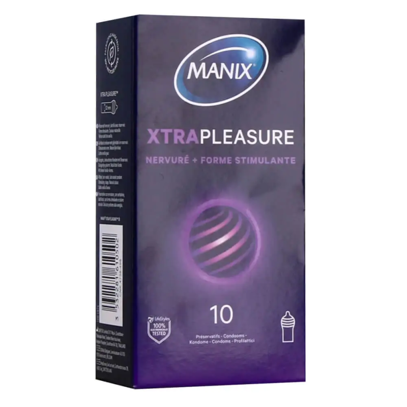 Manix Préservatifs Xtra Pleasure 10 préservatifs 3532281610502