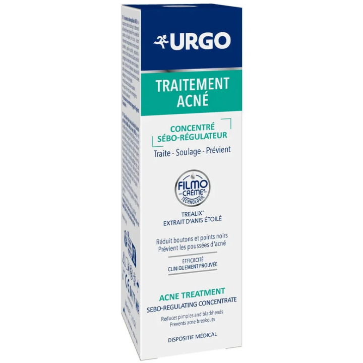 Urgo Acne Sebum-Regulating Concentrate 30 ml | Anti-Breakout