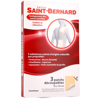 Saint-Bernard Heated Patches (3-Pack), Cut-to-Size | Muscle Pain