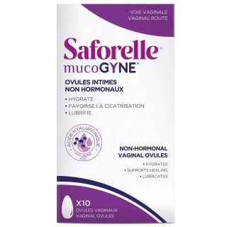 Mucogyne 10 Vaginal Suppositories | Non-Hormonal Treatment for Vaginal Dryness