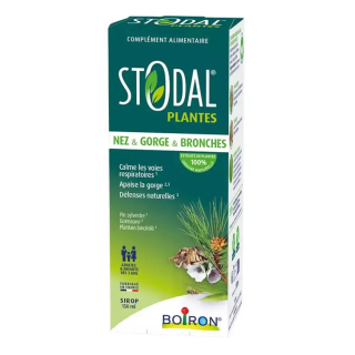 Boiron Stodal Plantes Sirop Nez, Gorge et Bronches 150 ml 3352712012480