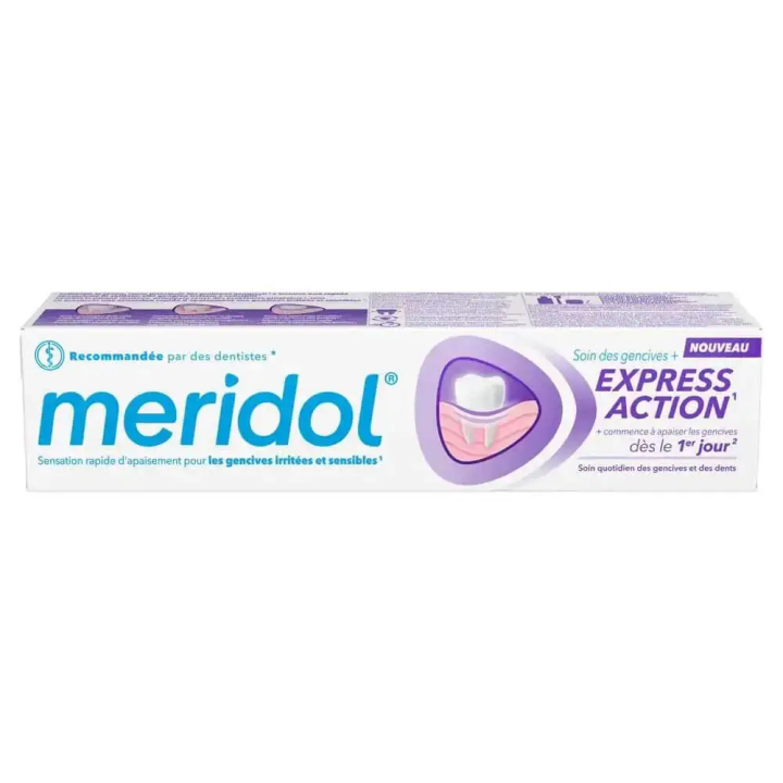Meridol Express Action Dentifrice Soin des Gencives 75 ml 8718951776128