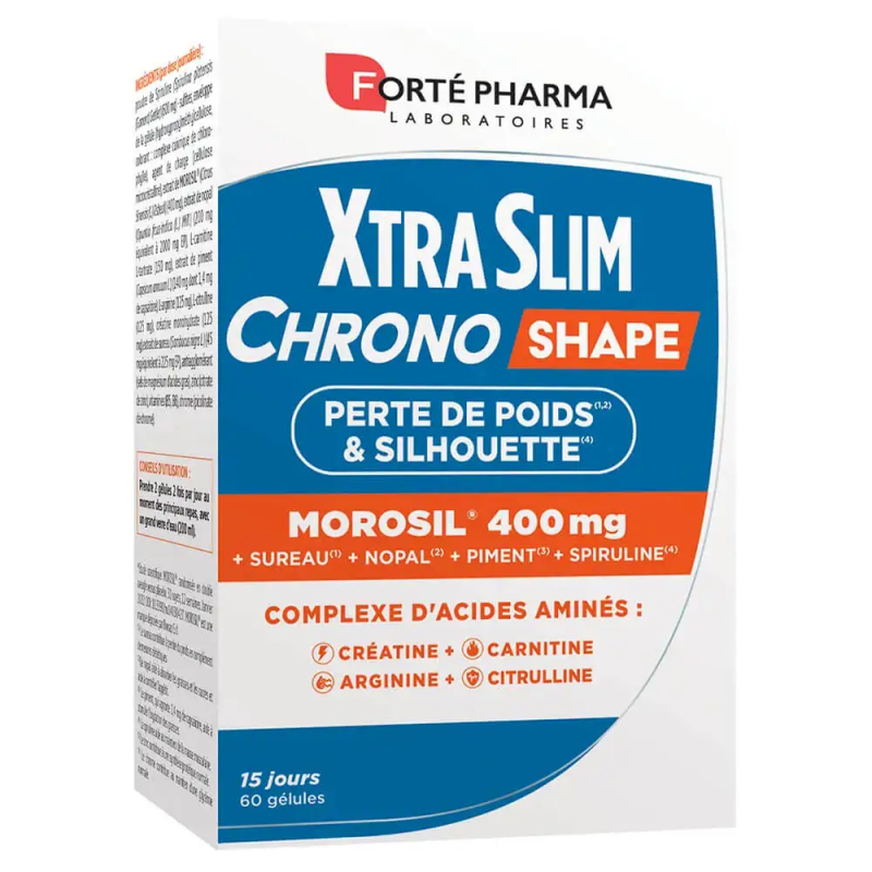XtraSlim Chrono Shape Morosil 400 mg Forté Pharma - 60 capsules