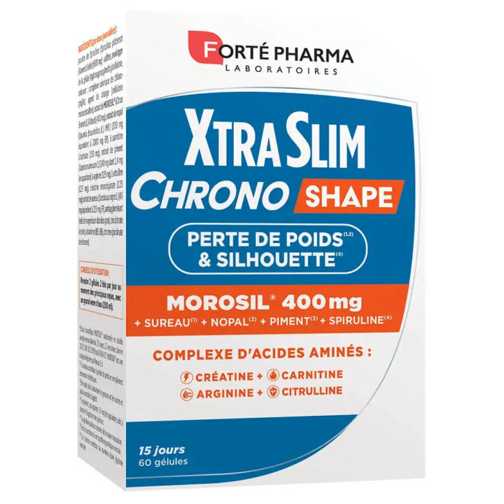 XtraSlim Chrono Shape Morosil 400 mg Forté Pharma - 60 capsules