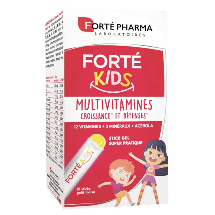 Forté Kids Multivitamins by Forté Pharma | 10 Children's Sticks