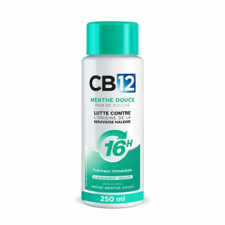 Cb12 Mild Bain De Bouche 12h d'Haleine Fraîche Menthe Légère 250 ml 3595890210501