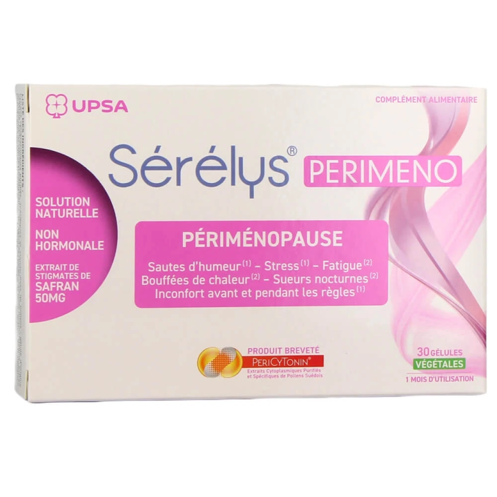 Sérélys Perimenopause 30 Capsules | Hot Flashes & Perimenopause