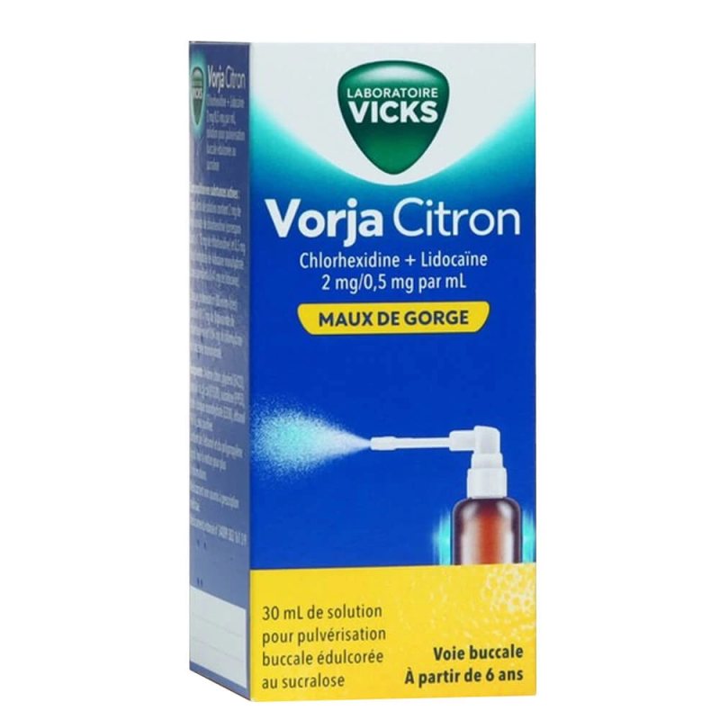 Vicks Vorja Lemon Spray 30 ml | Sore Throat