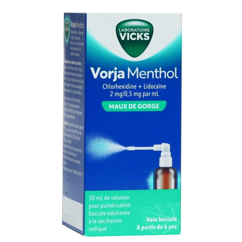Vicks Vorja Menthol Spray 30 ml | Sore Throat