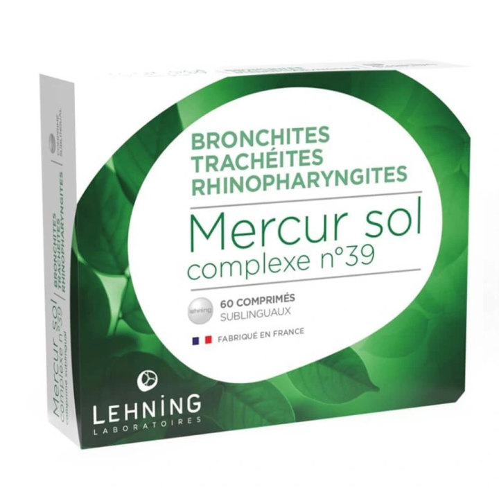 Lehning Mercur Sol complexe n°39 60 comprimés