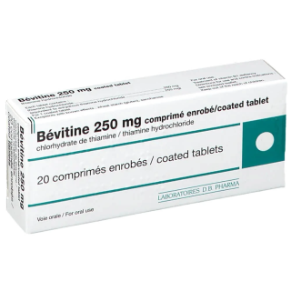 Bévitine 250 mg Vitamin B1 (20 Tablets) | Deficiency