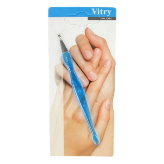 Vitry Cuticle Nippers, Blue Stainless Steel Head | Nail Care