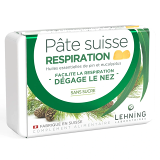 SWISS PASTE LEHNING BREATHING CLEARS THE NOSE 40 TABLETS