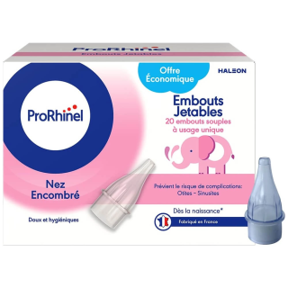 Prorhinel 20 embouts jetables souples 3401520524781