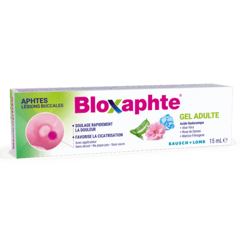 Bloxaphte Gel for Adults 15 ml | Canker Sores and Oral Lesions