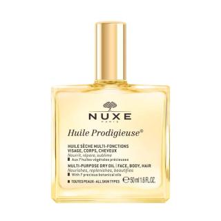 Nuxe Huile Prodigieuse Huile Seche Multi-fonctions Visage Corps Et Cheveux 50 ml 3264680009761