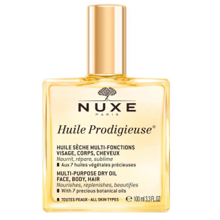 Nuxe Huile Prodigieuse Dry Oil 100 ml | Face, Body, and Hair
