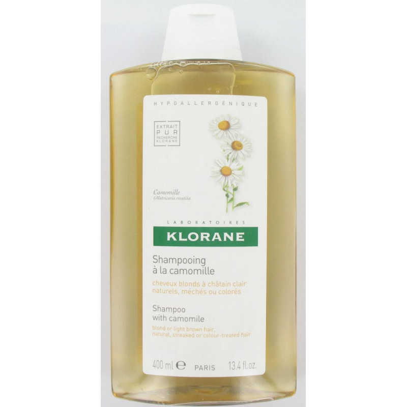 klorane Chamomile Shampoo. 400ml bottle