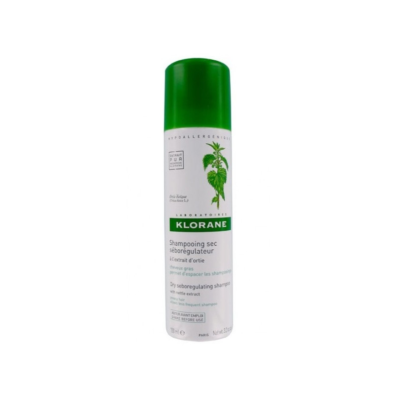 Klorane Dry Shampoo with Nettle Extract. 150ml spray