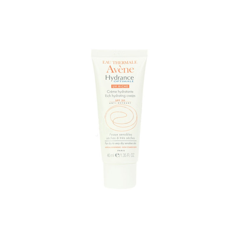 Avène Hydrance OPTIMALE UV Riche Crème Hydratante SPF20. Tube 40ml Avène Hydrance OPTIMALE UV Riche Crème Hydratante SPF20. Tube 40ml