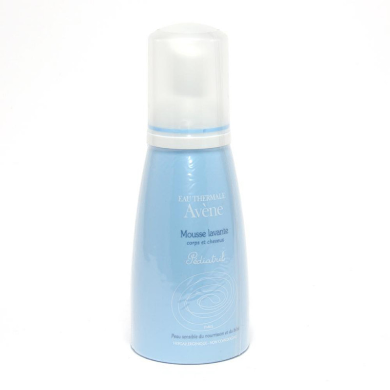 Avène Pédiatril Mousse lavante corps et cheveux. Flacon airless de 250ml Avène Pédiatril Mousse lavante corps et cheveux. Flacon airless de 250ml