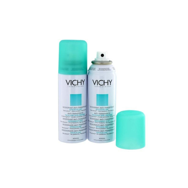 Vichy Déodorant anti-transpirant. 2 Aérosols de 125ml - PRIX SPECIAL Vichy Déodorant anti-transpirant. 2 Aérosols de 125ml - PRIX SPECIAL