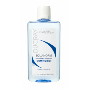 Ducray Squanorm Lotion antipelliculaire au zinc - Démangeaisons. Flacon 200ML