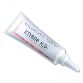 Ducray ICTYANE HD crème émolliente traitante à l'Hydroxydécine. Tube de 50ML