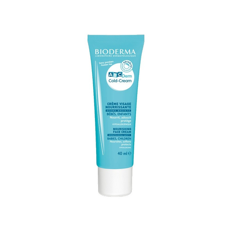 Bioderma ABCDerm Cold Cream Crème Visage Nourrissante bébé. Tube 40ML Bioderma ABCDerm Cold Cream Crème Visage Nourrissante bébé. Tube 40ML