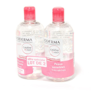 Bioderma Créaline TS H2O Format Economique Lot de 2x500ML