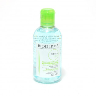 Bioderma Sebium H20 Solution Micellaire nettoyante sans rinçage peau mixte ou grasse 250ML