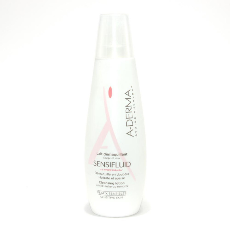 Aderma Sensifluid Lait Démaquillant. Flacon pompe 200ML Aderma Sensifluid Lait Démaquillant. Flacon pompe 200ML