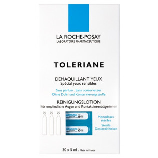 La Roche Posay Toleriane Sensitive Eye Makeup Remover. 30 single doses of 5ML