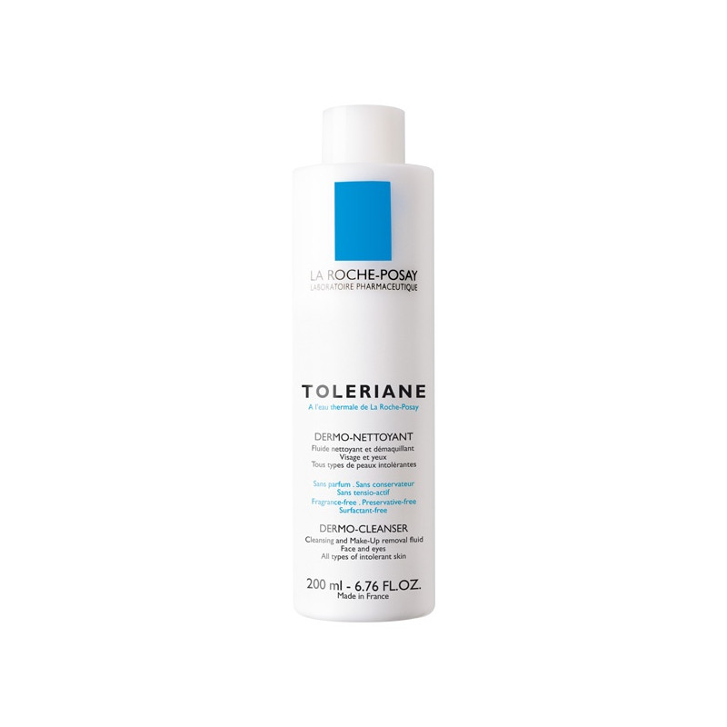 La Roche Posay Tolériane Dermo-Nettoyant Fluide démaquillant. Flacon 200ML La Roche Posay Tolériane Dermo-Nettoyant Fluide démaquillant. Flacon 200ML